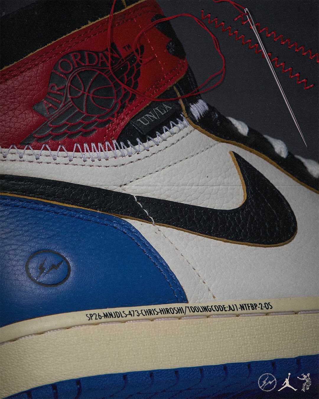 Fragment X Union X Air Jordan 1