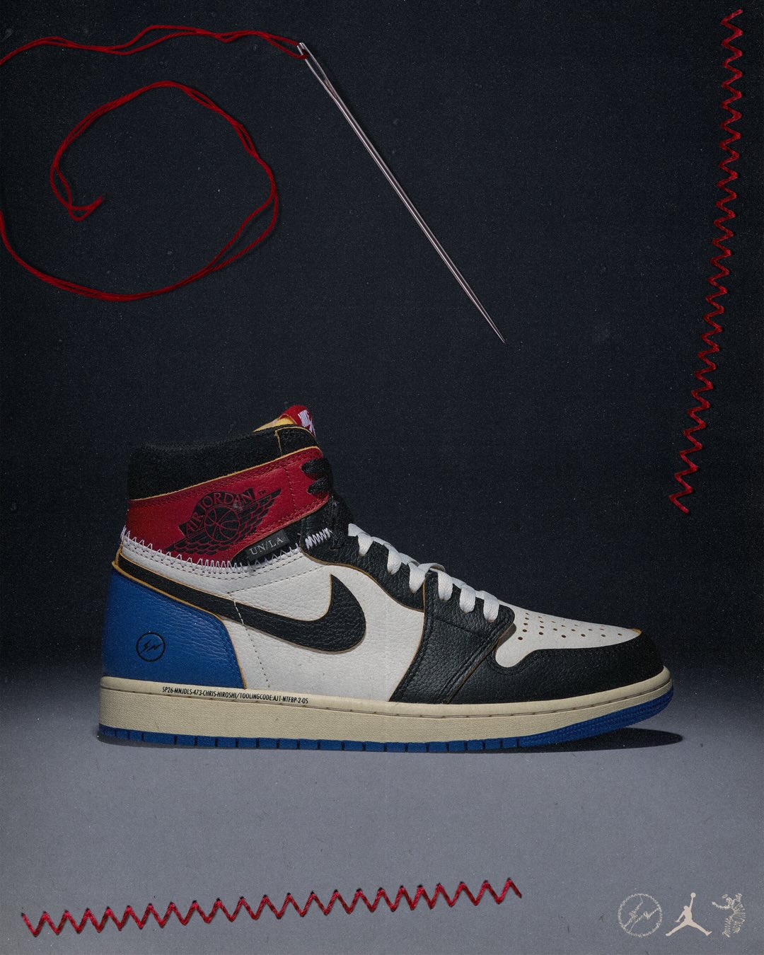 Fragment X Union X Air Jordan 1